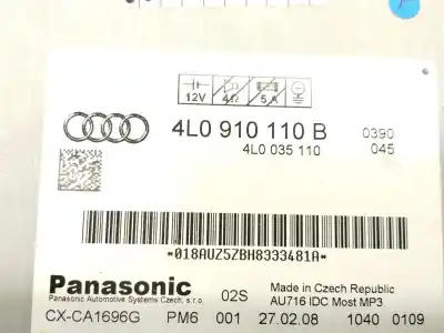 Pezzo di ricambio per auto di seconda mano impianto audio / radio cd per audi q7 (4l) v6 3.0 tdi (176kw) clean diesel ambiente riferimenti oem iam 4l0057110b cxca1696g. 4l0035110 4l0910110b