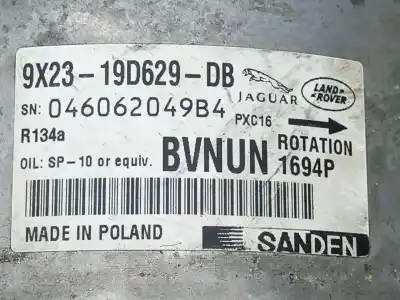 Автозапчасти б/у компрессор кондиционера воздуха за jaguar xf i (x250) 3.0 d ссылки oem iam c2d38611 pxc161694p 51-0993 9x2319d629db