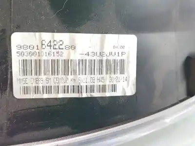 Автозапчастина б/у панель інструментів для citroen berlingo multispace (b9) 1.6 hdi 90 посилання на oem iam 9801642280 503001316152 