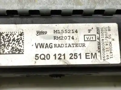 Автозапчасти б/у водяной радиатор за seat leon st (5f8) fr ссылки oem iam 5q0121251em m155214 