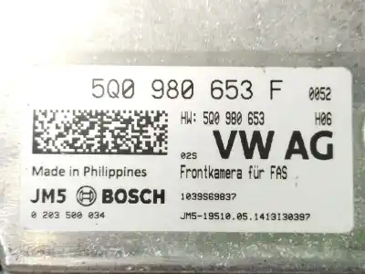 Second-hand car spare part electronic module for seat leon st (5f8) fr oem iam references  0203500034 5q0980653f