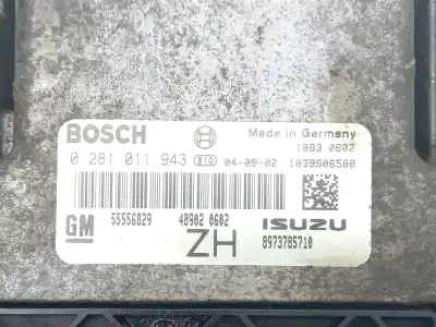 Second-hand car spare part ecu engine control for opel astra h caravan cosmo oem iam references 12992629 8973785710 , 0281011943 55556829