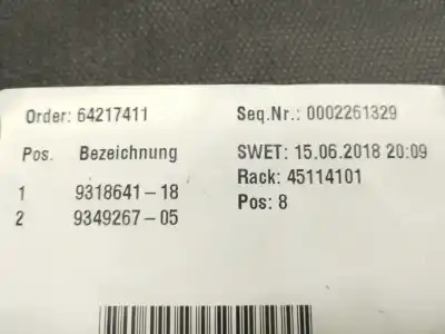 Автозапчастина б/у бардачок для bmw 2 active tourer (f45) 218 i посилання на oem iam  0002261329. 45114101 64217411