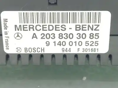 Recambio de automóvil de segunda mano de mando climatizador para mercedes clase c (w203) berlina 220 cdi (la) (203.008) referencias oem iam a2038303185 9140010525 a2038303085