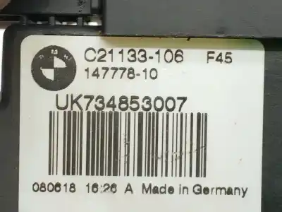 Second-hand car spare part trunk lock for bmw 2 active tourer (f45) 218 i oem iam references 51247348530 c21133106. 14777810 734853007