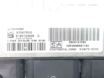 Second-hand car spare part ecu engine control for peugeot 5008 access oem iam references 9804127280 s180123008 9666681180