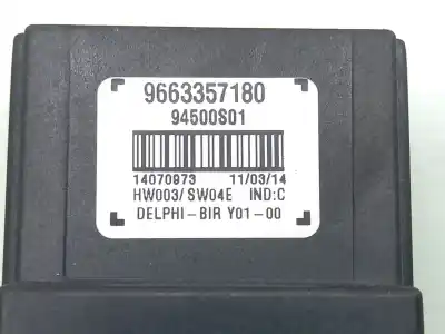 Second-hand car spare part electronic module for peugeot 5008 access oem iam references 9663357180 14070973 