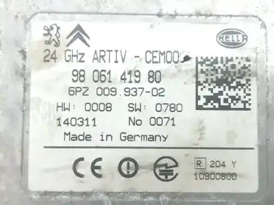 Second-hand car spare part electronic module for peugeot 5008 access oem iam references 9806141980 6pz00993702 