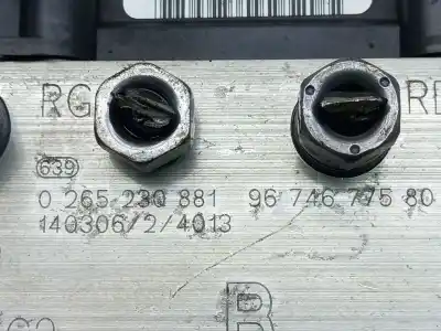 Peça sobressalente para automóvel em segunda mão abs por peugeot 5008 access referências oem iam  0265230881 9674677580