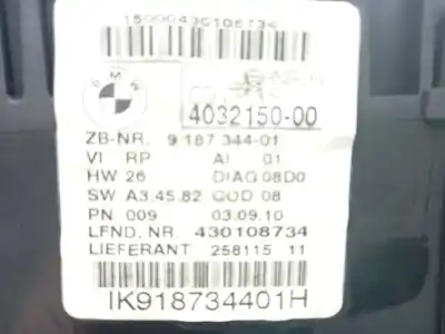 Second-hand car spare part dashboard for bmw x1 (e84) sdrive 20 d oem iam references 62109316127 918734401 , 430108734 , 25811511 403215000