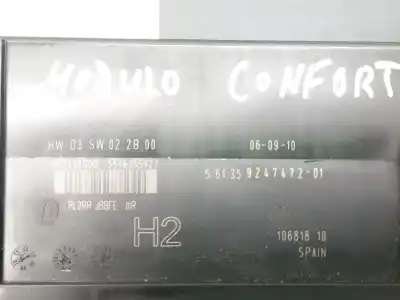 Second-hand car spare part comfort module for bmw x1 (e84) sdrive 20 d oem iam references 61359247472  5576355927