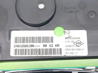 Автозапчастина б/у панель інструментів для dacia sandero ii tce 90 (b8m1, b8ma) посилання на oem iam 248108019r 8000326398 