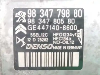 Автозапчастина б/у компресор кондиционера для peugeot 2008 ii (ud_, us_, uy_, uk_) 1.2 puretech 100 посилання на oem iam 9834779880 4471408600 , 4472506740 51-1428 9834780580