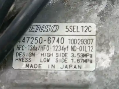 Автозапчастина б/у компресор кондиционера для peugeot 2008 ii (ud_, us_, uy_, uk_) 1.2 puretech 100 посилання на oem iam 9834779880 4471408600 , 4472506740 51-1428 9834780580