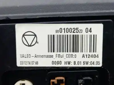 Second-hand car spare part multifunction display for citroen c4 cactus 1.2 vti 82 oem iam references  9811486280 98010025zd