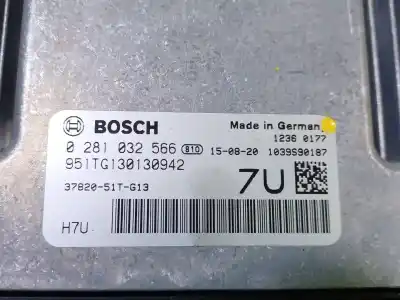 Second-hand car spare part ecu engine control for honda hr-v (ru) 1.6 i-dtec (ru8) oem iam references  0281032566 951tg130130942 - 3782051tg13