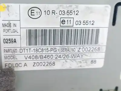 Автозапчастина б/у аудіо система / радіо cd для ford transit connect monospace 1.6 tdci посилання на oem iam 2335495 z002268 v408/b460 dt1t18c815pg