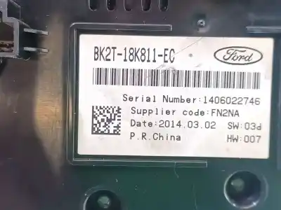 Автозапчасти б/у аудиосистема / радио cd за ford transit connect monospace 1.6 tdci ссылки oem iam  1406022746 bk2t18k811ec