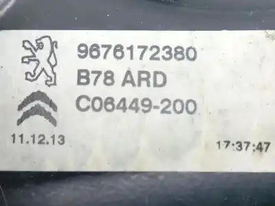 Автозапчастина б/у регулятор скла заднього правого для citroen c4 grand picasso ii (da_, de_) 1.6 hdi / bluehdi 115 посилання на oem iam 9826076480 c06449200 , 9675288180 9676172380
