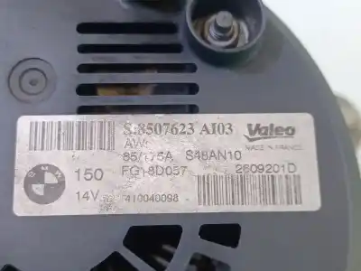 Second-hand car spare part alternator for bmw 3 touring (e91) 320 d xdrive oem iam references 8507623 2609201d 28-6718 fg18d057
