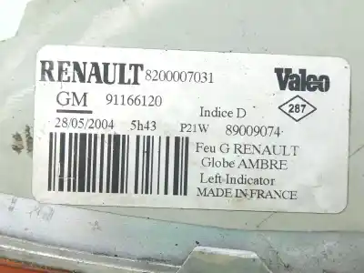 Автозапчастина б/у лівий передній пилот для renault trafic ii furgón (fl) 1.9 dci 80 (fl0b) посилання на oem iam 8200007031  89009074
