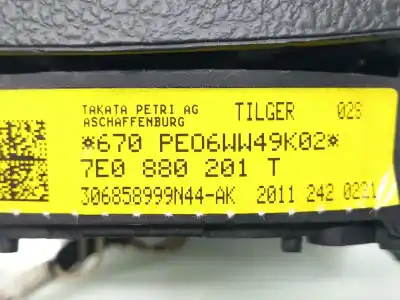 Second-hand car spare part front left air bag for vw multivan v (7hm, 7hn, 7hf, 7ef, 7em, 7en) 1.9 tdi oem iam references 7e0880201at  7e0880201t