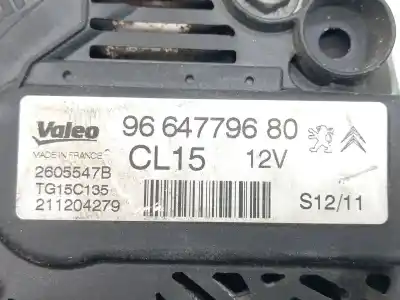 Second-hand car spare part alternator for citroen c4 lim. collection oem iam references 9678048880 2605547b , tg15c135 , 211204279 28-6567 9664779680 5705kv