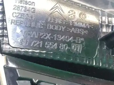 Автозапчасти б/у внутренний правый задний фонарь за citroen c4 lim. collection ссылки oem iam   9672155480