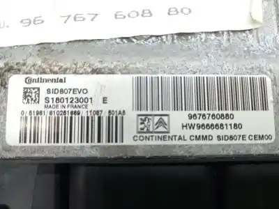 Second-hand car spare part ecu engine control for citroen c4 lim. collection oem iam references 194492 s180123001 9666681180 9676760880 Second-hand car spare part ecu engine control for citroen c4 lim. collection oem iam references 194492 s180123001 9666681180 9676760880