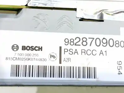 Second-hand car spare part audio system / radio cd for opel vivaro c furgón (k0) 2.0 oem iam references 9828709080  7503900256