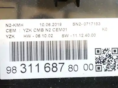 Second-hand car spare part dashboard for opel vivaro c furgón (k0) 2.0 oem iam references 9831168780  