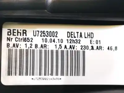 Автозапчасти б/у отопительный двигатель за opel astra j (p10) 1.7 cdti (68) ссылки oem iam  u7253002 25020140