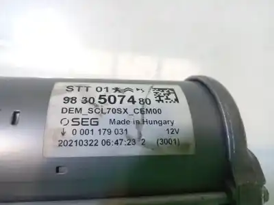 Gebrauchtes Autoersatzteil motor startet zum peugeot 3008 suv (mc_, mr_, mj_, m4_) 1.6 puretech 180 (m45gfr, m45gfu) oem-iam-referenzen  0001179031 9830507480