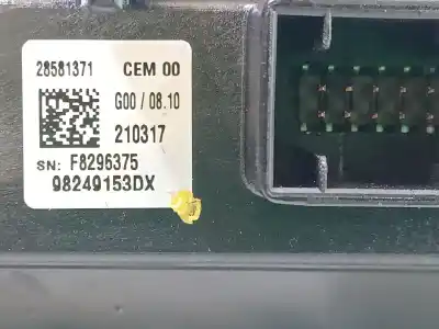 Автозапчастина б/у многофункційне управління для peugeot 3008 suv (mc_, mr_, mj_, m4_) 1.6 puretech 180 (m45gfr, m45gfu) посилання на oem iam 98249153dx 28581371 f8296375