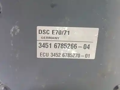 Peça sobressalente para automóvel em segunda mão abs por bmw x5 (e70) 3.0d referências oem iam 34516865025 0265250292 3452678527001 3451678012606 3451678526604