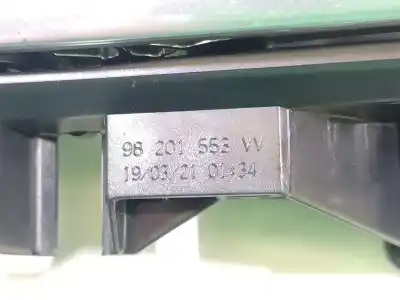 Автозапчастина б/у ліва задня внутрішня ручка для peugeot 3008 suv (mc_, mr_, mj_, m4_) 1.6 puretech 180 (m45gfr, m45gfu) посилання на oem iam 98201553vv  