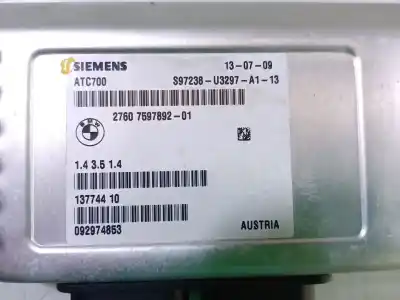 Автозапчасти б/у электронный модуль за bmw x5 (e70) 3.0d ссылки oem iam 27607597892 13774410 092974853 s97238u3297a113