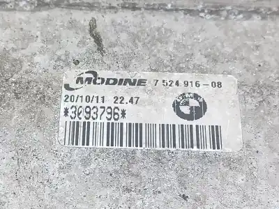 Pezzo di ricambio per auto di seconda mano intercooler per bmw x1 (e84) xdrive 18 d riferimenti oem iam  3093796 752401608