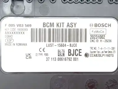 Автозапчасти б/у электронный модуль за ford kuga iii (dfk) 2.5 duratec plug-in-hybrid ссылки oem iam  f005v03569 lu5t15604bjce