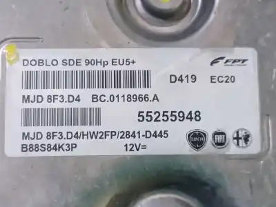 Second-hand car spare part ecu engine control for opel combo d expression l1h1 oem iam references  mjd8f3d4 b88s84k3p 55255948