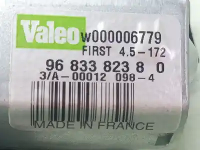 Автозапчастина б/у двигатель заднього склоочисника для citroen c3 ii (sc_) 1.2 vti 82 посилання на oem iam 6405qj  9683382380