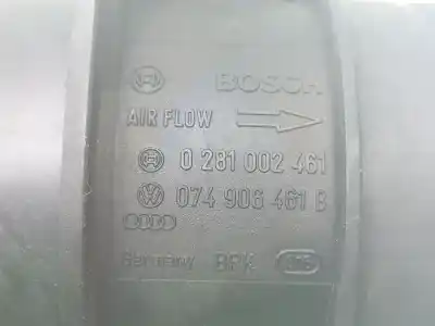 Автозапчастина б/у витратомір повітря для seat leon (1m1) 1.9 tdi посилання на oem iam 074906461b 0281002461 