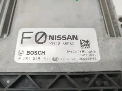 Pezzo di ricambio per auto di seconda mano centralina motore per nissan qashqai / qashqai +2 i (j10, nj10, jj10e) 1.6 dci riferimenti oem iam 23710bb58c 0281018751 