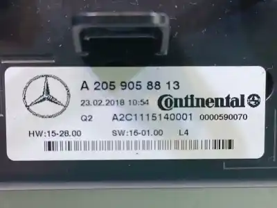 Автозапчастина б/у клімат-контроль для mercedes clase c t-model (s205) c 220 bluetec / d (205.204) посилання на oem iam a2059054215 a2c1115140001 a2059058813
