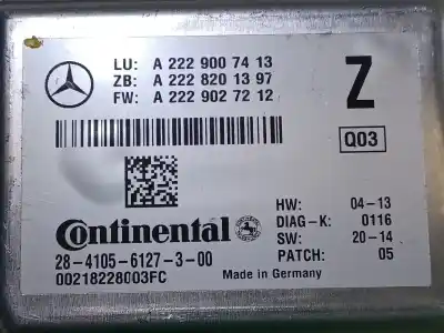 Автозапчастина б/у електронний модуль для mercedes clase c t-model (s205) c 220 bluetec / d (205.204) посилання на oem iam  2841056127300 a2229007413 a2228201397 a2229027212