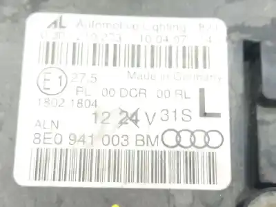 Pezzo di ricambio per auto di seconda mano faro anteriore sinistro per audi a4 b7 (8ec) 2.0 tdi quattro riferimenti oem iam 8e0941029bm 0301219273 , 1307329115 8e0941003