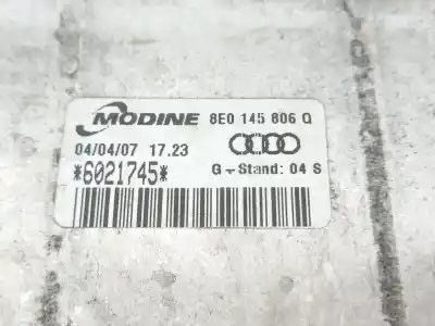 Pezzo di ricambio per auto di seconda mano intercooler per audi a4 b7 (8ec) 2.0 tdi quattro riferimenti oem iam   8e0145806d