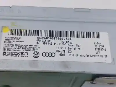 Автозапчастина б/у електронний модуль для audi a4 b8 (8k2) 2.0 tdi посилання на oem iam  be6394 4f0035541l