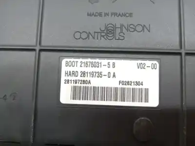 Second-hand car spare part fuse box unit for citroen c4 picasso i monospace (ud_) 1.6 hdi oem iam references  01130607 9663510180