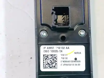 Peça sobressalente para automóvel em segunda mão botão / interruptor elevador vidro dianteiro esquerdo por ford focus iii 1.6 tdci referências oem iam   am5t14a132aa
